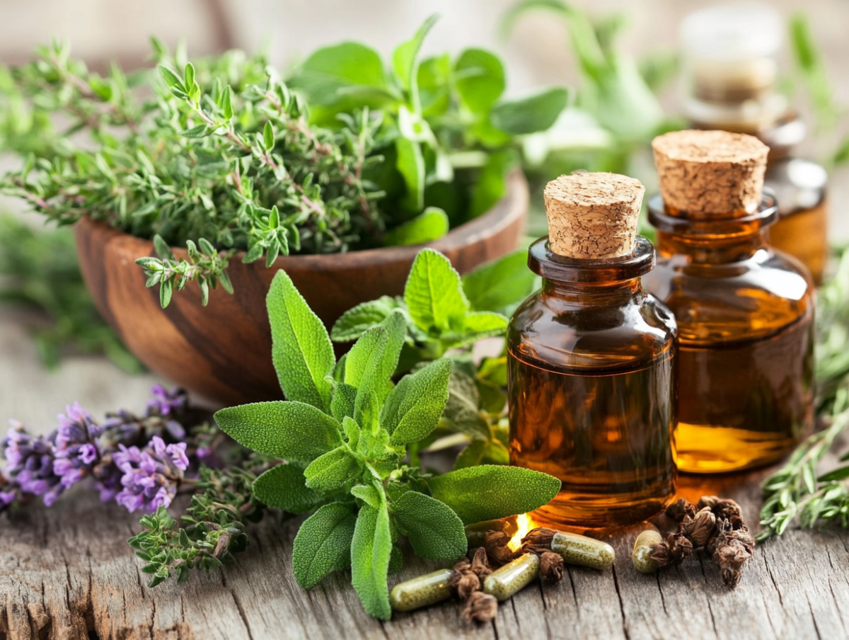 草本精油，煥發身心的清新能量